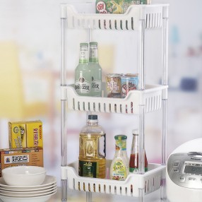 ?A1213 Three-Layer PP basket with PS post